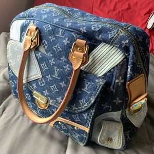 Denim handbag